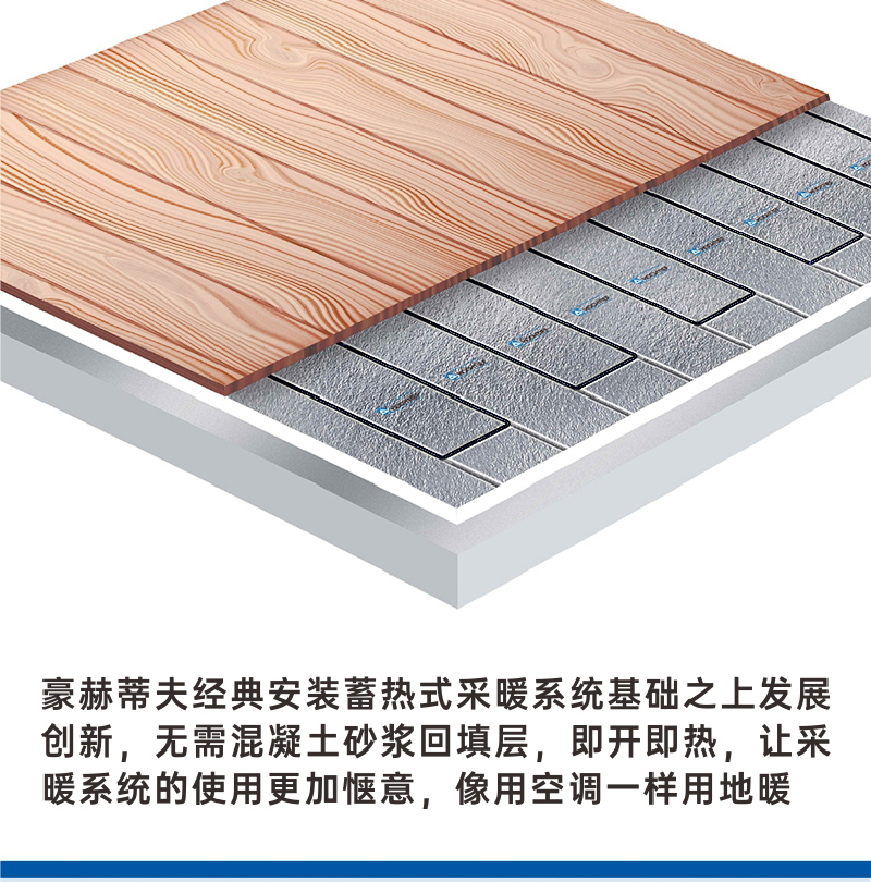 像空調一樣用地暖